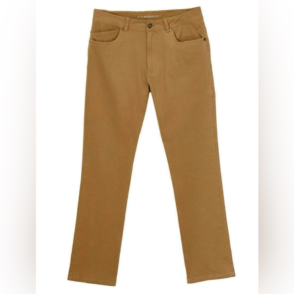 (40x34 Ermine) New G.H. Bass For Hard Service Groundwork Stretch 5-Pocket Pants